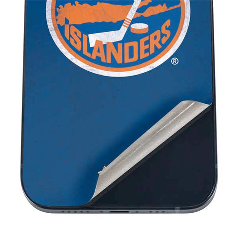 NHL New York Islanders Distressed iPhone 17 Pro Skin